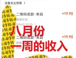 一单利润19.9 一天能出100单，每天发发图片 小白也能月入过万（教程+资料）