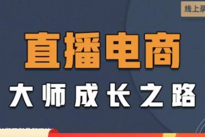 （4200期）直播电商高手成长之路：教你成为直播电商大师，玩转四大板块（25节）[中创网]