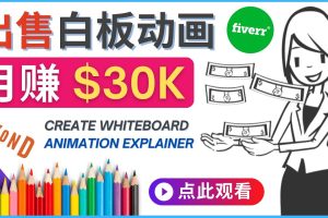 （4302期）如何用最简单制作白板动画（WhiteBoard Animation）月赚3万美元[中创网]