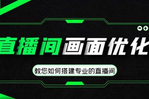 （4681期）直播间画面优化教程，教您如何搭建专业的直播间-价值399元[中创网]