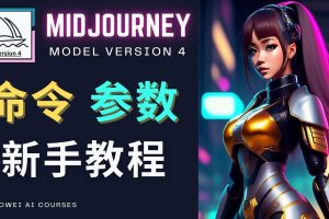 （4873期）Midjourney新手入门教程，轻松创作顶级图像，命令参数-新手教程[中创网]