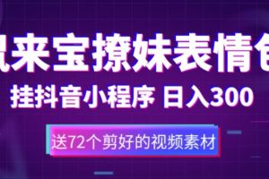 （5560期）鼠来宝撩妹表情包，通过抖音小程序变现，日入300+（包含72个动画视频素材）[中创网]