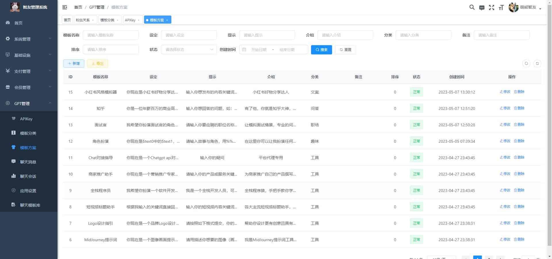 （5811期） Saas无限多开版ChatGPT小程序+H5，系统已内置GPT4.0接口，可无限开通坑位