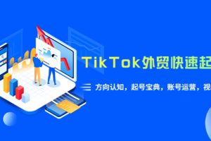 （6000期）TikTok/外贸·快速起号课，方向认知，起号宝典，账号运营，视频拍摄(33节)[中创网]