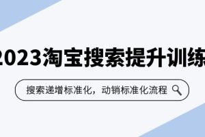 （6287期）2023淘宝搜索-提升训练营，搜索-递增标准化，动销标准化流程（7节课）[中创网]