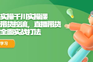 （6559期）全是实操千川实操课，超级带货控流，直播带货 千川全面实战打法[中创网]