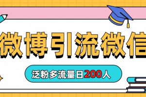 （6712期）微博引流微信日200人[中创网]