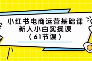 (7576期）小红书电商运营基础课，新人小白实操课（61节课）[中创网]