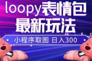 （7900期）小狸猫loopy表情包小程序取图玩法，最新出的表情包素材[中创网]