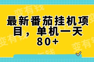 （7918期）最新番茄小说挂机，单机一天80+可批量操作![中创网]