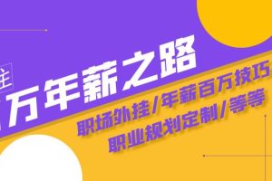 （8006期）通往百万年薪之路·陪跑训练营：职场外挂/年薪百万技巧/职业规划定制/等等[中创网]