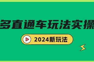 （9412期）多多直通车玩法实战课，2024新玩法（7节课）[中创网]