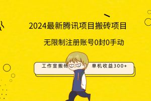 （9566期）最新工作室搬砖项目，单机日入300+！无限制注册账号！0封！0手动！[中创网]