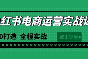 （9946期）最新小红书·电商运营实战课，从0打造  全程实战（65节视频课）[中创网]