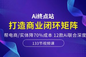 （10428期）Ai终点站，打造商业闭环矩阵，帮电商/实体降70%成本，12款Ai联合深度实战[中创网]