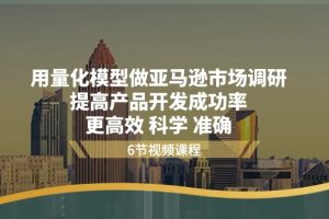 （11005期）用量化 模型做亚马逊 市场调研，提高产品开发成功率  更高效 科学 准确[中创网]